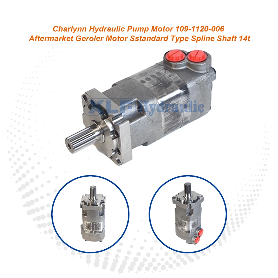 Geroler hidrauliskā sūkņa motors - Charlynn 109-1120-006 pēcpārdošanas 14t spirālvārpstas standarta tips